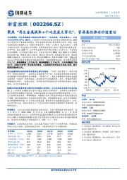 聚焦“再生金属提取+千吨危废无害化”，资源属性推动价值重估