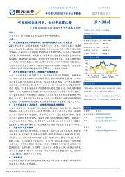 2021年半年度报告点评：研发驱动快速增长，毛利率显著改善