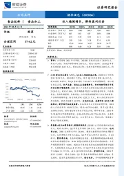 收入稳健增长，静待盈利改善