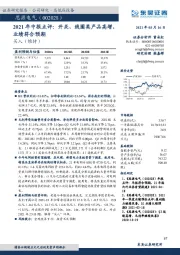 2021年中报点评: 开关、线圈类产品高增,业绩符合预期