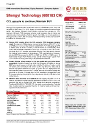 CCL upcycle to continue; Maintain BUY