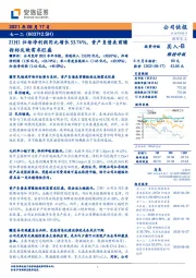 21H1归母净利润同比增长53.74%,资产负债表前瞻指标反映需求旺盛