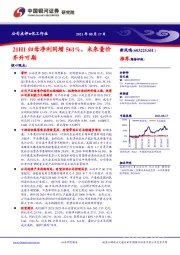 21H1归母净利同增561%,未来量价齐升可期