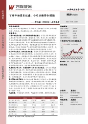 点评报告：下游市场需求旺盛，公司业绩符合预期