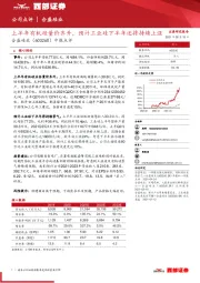 中报点评：上半年有机硅量价齐升，预计工业硅下半年还将持续上涨