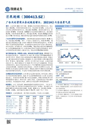 广告及运营商业务延续高增长，2021H2内容高景气度