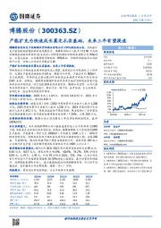 产能扩充为快速成长奠定扎实基础，未来三年有望提速