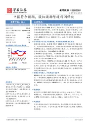 中报符合预期，股权激励暂缓利润释放