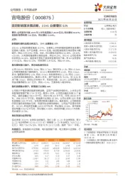 坚定新能源发展战略，21H1业绩增长52%