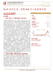 AIoT时代已至，智能SoC步入高速增长期