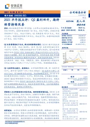 2021半年报点评：Q2盈利回升，期待经营持续改善