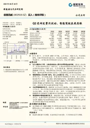 Q2受研发费用扰动，智能驾驶表现亮眼