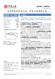 城市群深耕效果凸显，两翼业务规模扩增