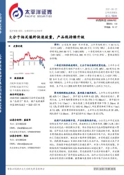 大分子相关填料快速放量，产品线持续升级