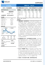 国内精锻齿轮行业龙头，加速向新能源汽车业务转型