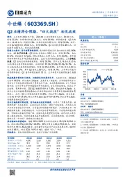 Q2业绩符合预期，“四大战役”初见成效