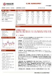 2021中报点评：线上高增，新品牌超投放费率提升
