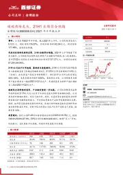 2021年半年报点评：碳碳热场龙头，21H1业绩符合预期