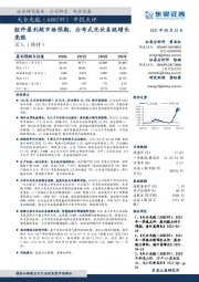 中报点评:组件盈利超市场预期,分布式光伏系统增长亮眼