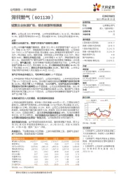 城燃主业快速扩张，综合能源转型提速