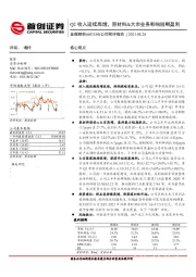 公司简评报告：Q2收入延续高增，原材料&大宗业务影响短期盈利