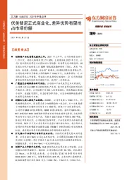 2021年中报点评:伏美替尼正式商业化,差异优势有望抢占市场份额
