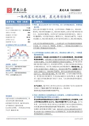 一体两翼实现高增，晨光再创佳绩