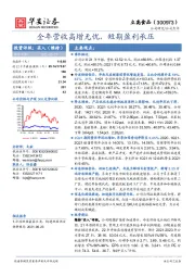 全年营收高增无忧，短期盈利承压