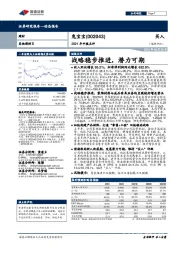 2021年中报点评:战略稳步推进,潜力可期