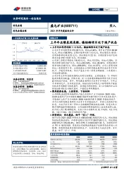 2021年半年度报告点评:上半年业绩表现亮眼,镍钴铜项目处于满产状态
