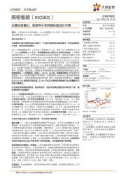 业绩快速增长,物联网中军持续快速成长可期