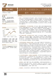 主品牌持续提升,竹叶青高速成长