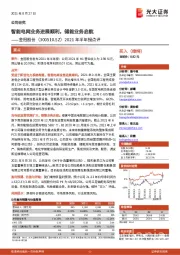 2021年半年报点评：智能电网业务进展顺利，储能业务启航