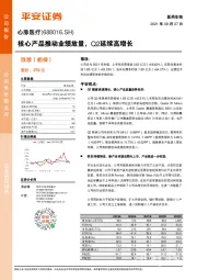 核心产品推动业绩放量，Q2延续高增长