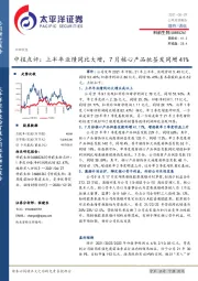 中报点评：上半年业绩同比大增，7月核心产品批签发同增41%