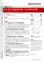 佩蒂股份2021H1点评:线上+线下多渠道协同发展,自主品牌未来可期
