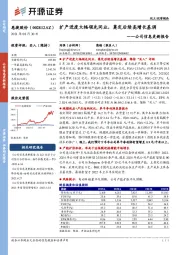 公司信息更新报告：扩产进度大幅领先同业，奠定后续高增长基调