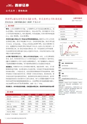 2021中报点评：原材料+海运受阻影响Q2业绩，坚定看好公司长期发展