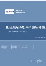 公司深度报告：五大业务多向布局，AIoT引领创新增量