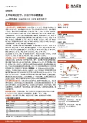 2021年中报点评：上半年同比扭亏，开店下半年将提速