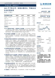 2021年中报点评：短期业绩承压，阵痛后成长性有望显现