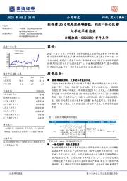 事件点评：拟投建35万吨电池级磷酸铁，利用一体化优势大举进军新能源