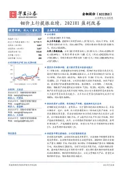 钼价上行提振业绩，2021H1盈利改善