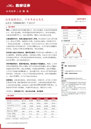 中报点评：淡季稳健前行，下半年余力充足