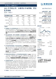 2021半年报点评：业绩符合市场预期，景区复苏持续