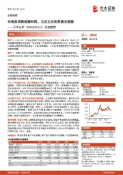 动态跟踪：布局多项新能源材料，立足主业拓宽商业版图