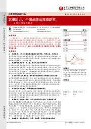 乐歌股份深度报告:定增助力,中国品牌出海添新军