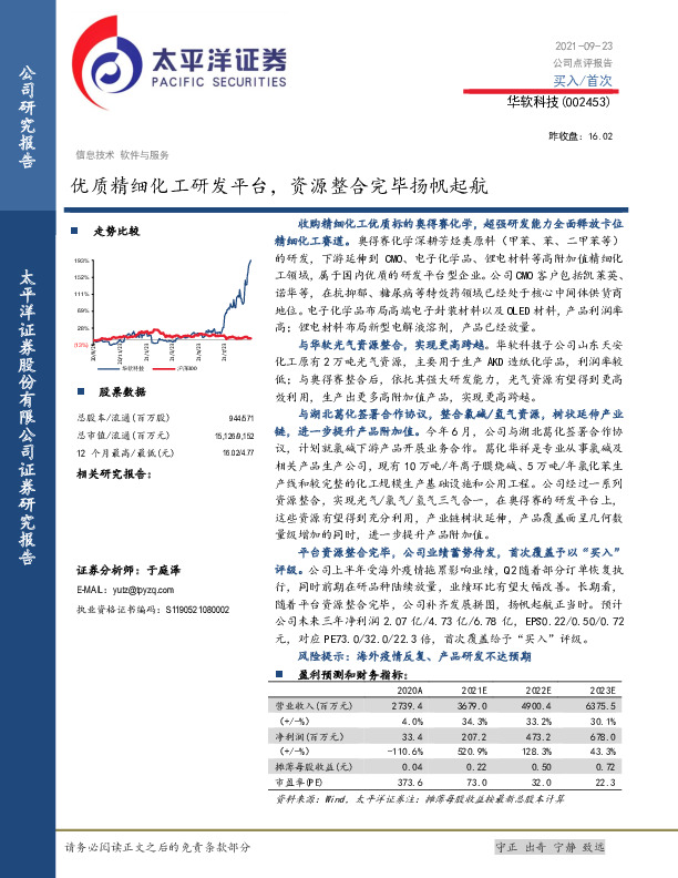优质精细化工研发平台，资源整合完毕扬帆起航