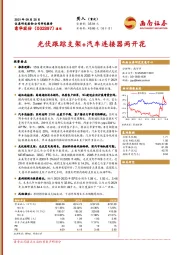 光伏跟踪支架+汽车连接器两开花