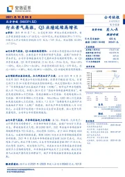 行业景气高涨，Q3业绩延续高增长